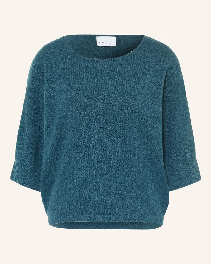 COMMA Pullover Mit 3/4-Arm gruen Petrol