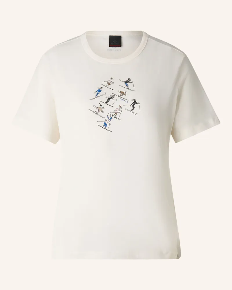 Bogner Fire & Ice Baumwoll-T-Shirt Zyssa weiss Weiss