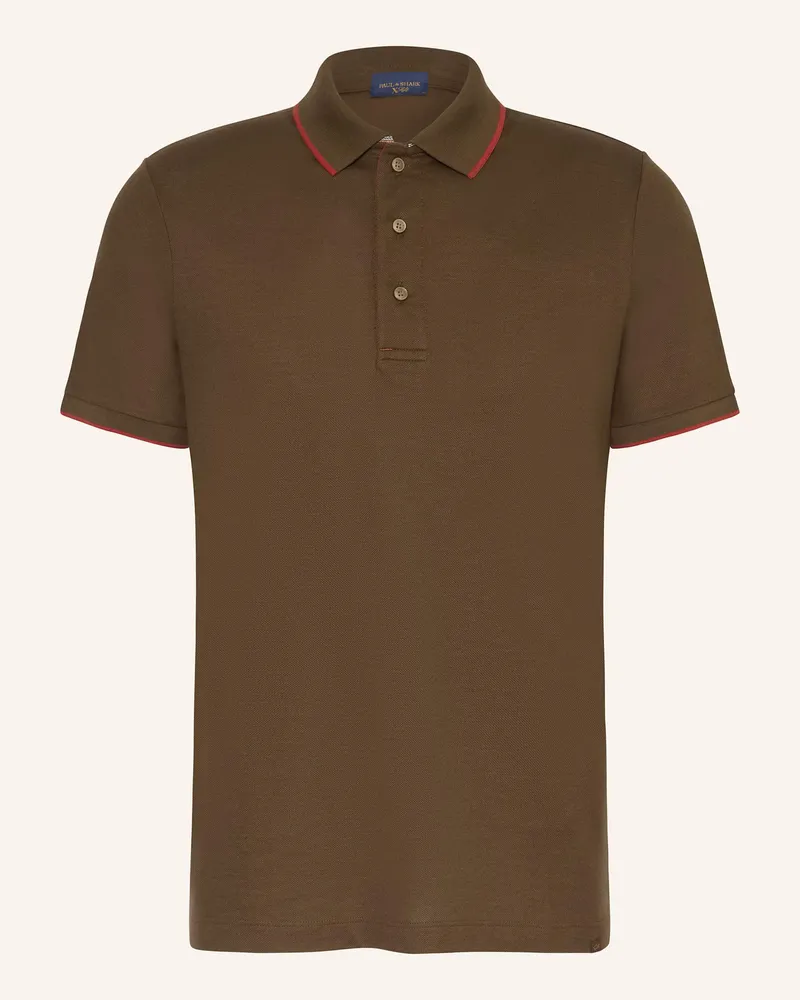 Paul & Shark Piqué-Poloshirt Braun