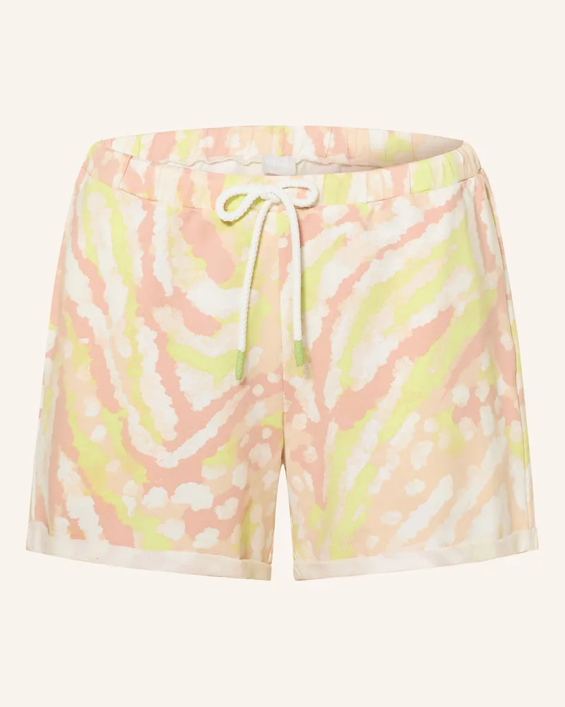 Mey Schlafshorts Serie Deliah gruen Gelb