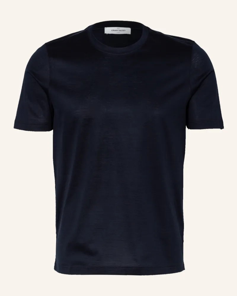 Gran Sasso T-Shirt blau Dunkelblau