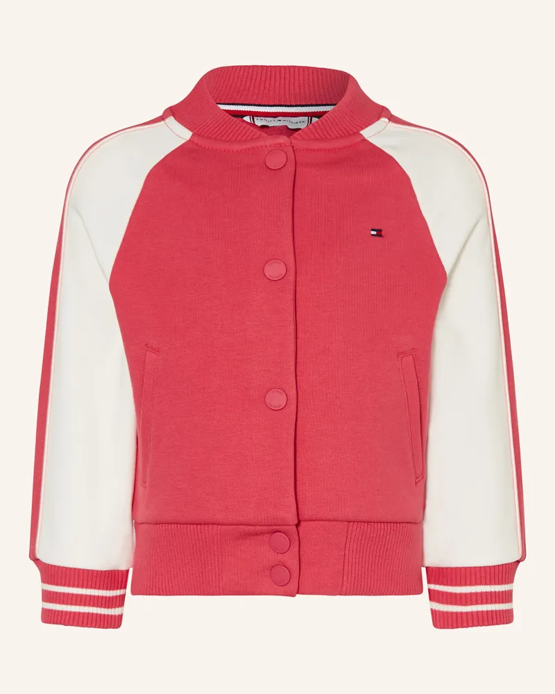 Tommy Hilfiger College-Jacke rot Pink