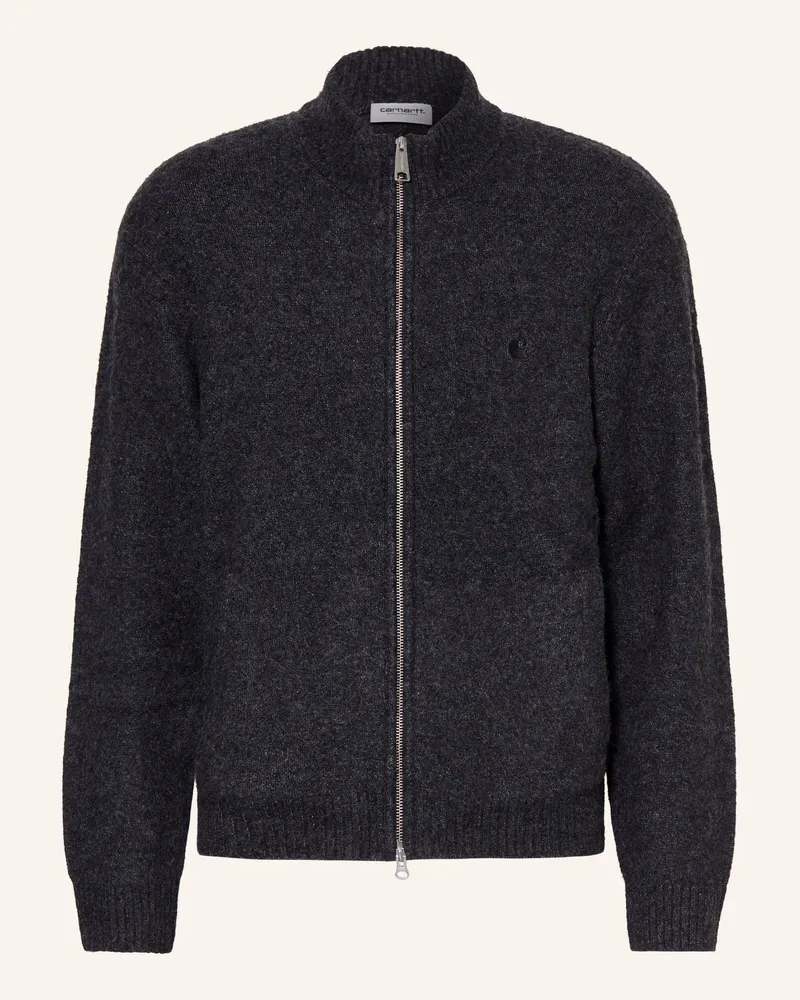 Carhartt WIP Strickjacke Curtis schwarz Schwarz