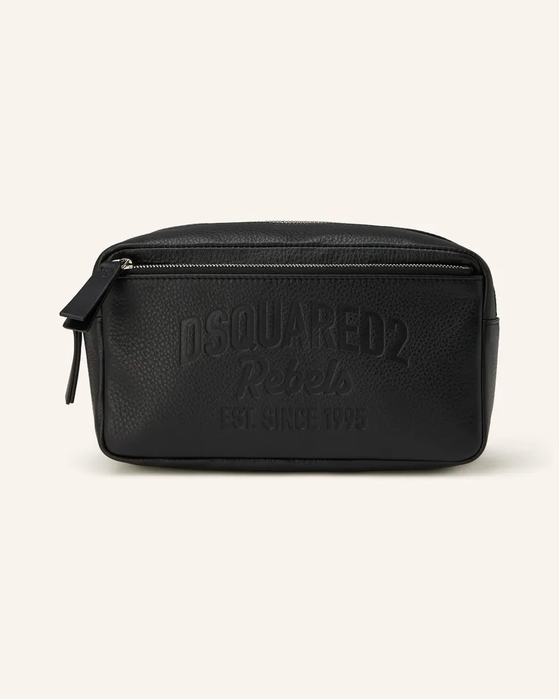Dsquared2 Kulturbeutel schwarz Schwarz