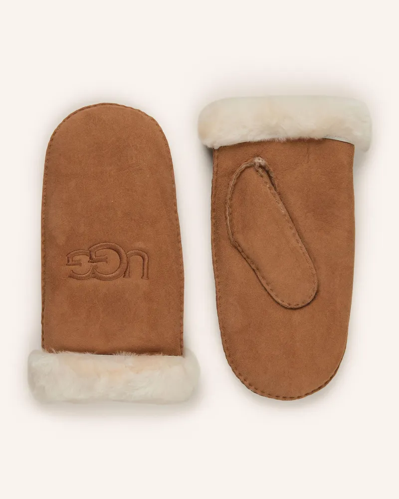 UGG Fäustlinge braun Braun