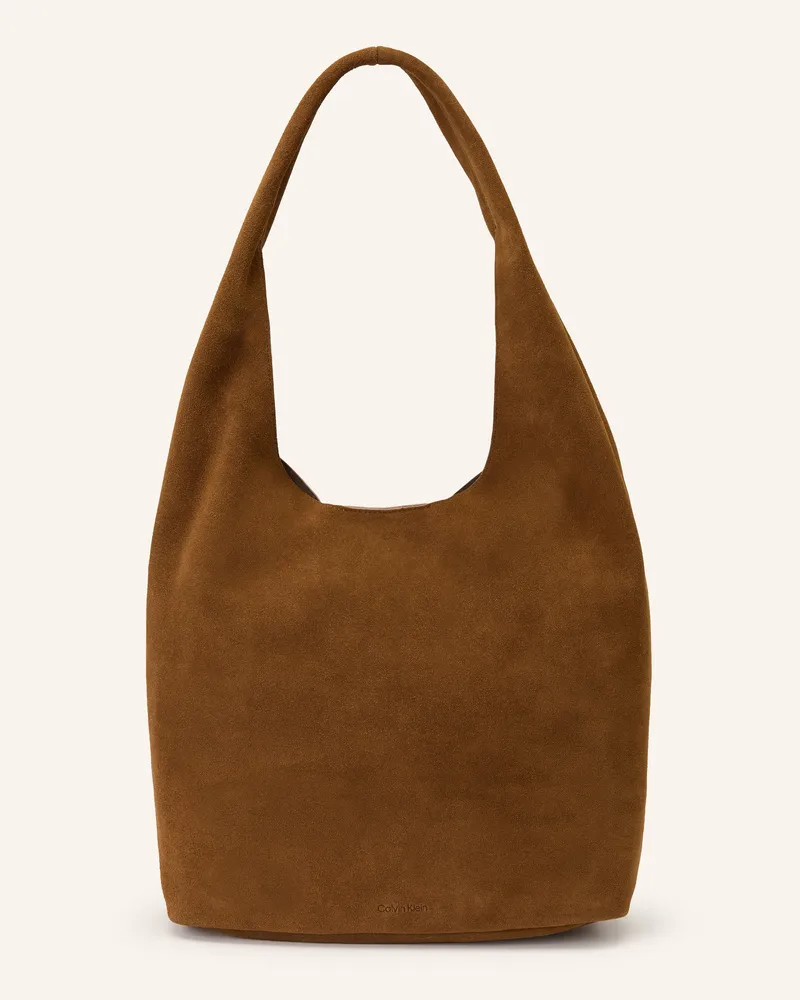 Calvin Klein Beuteltasche braun Braun