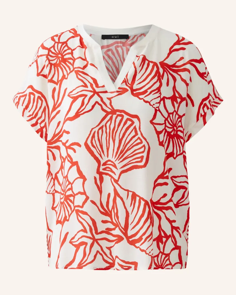 Oui  Bluse Rot