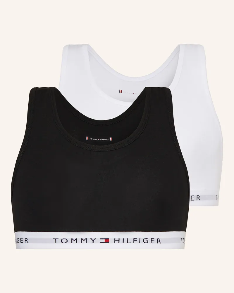 Tommy Hilfiger 2er-Pack Bustier Schwarz