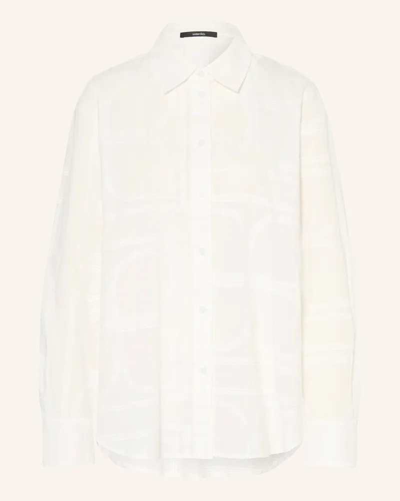 someday. Hemdbluse Zise weiss Weiss