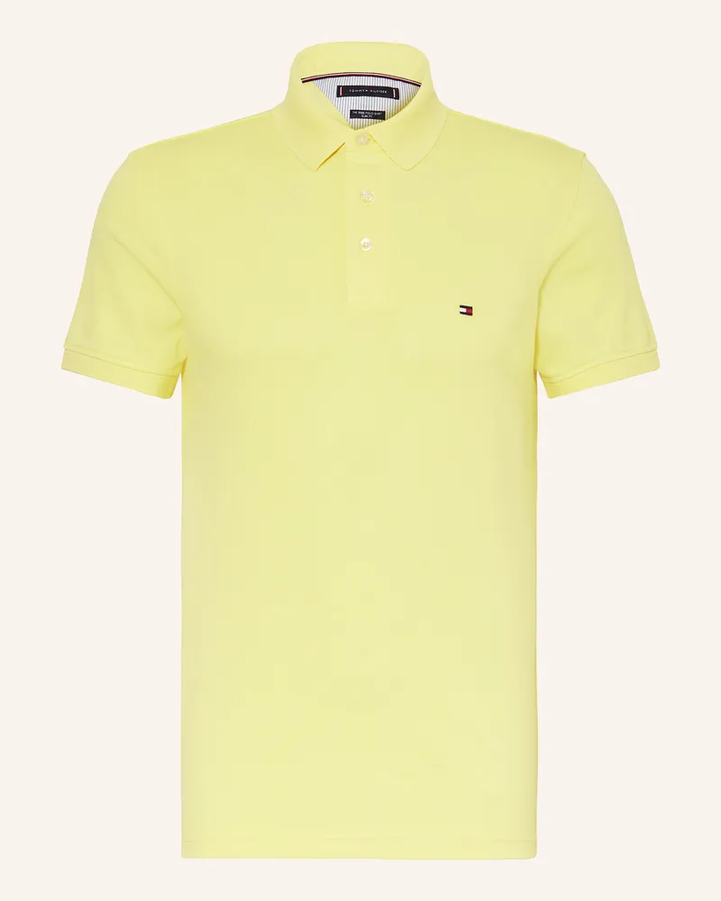 Tommy Hilfiger Piqué-Poloshirt Slim Fit Gelb
