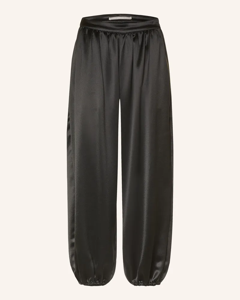 (THE MERCER) N.Y. Satinhose schwarz Schwarz