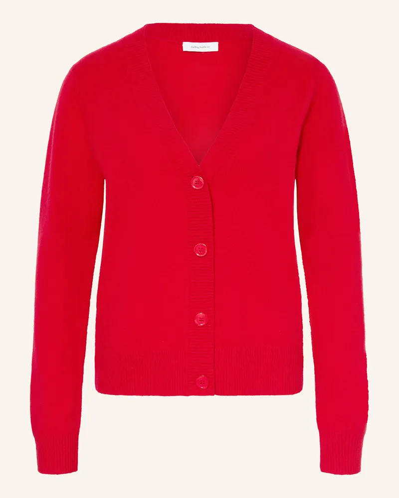 Darling Harbour Strickjacke aus Cashmere Rot