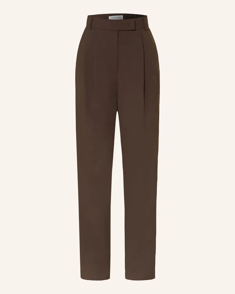 FRANKIE Shop Marlenehose Bea braun Dunkelbraun