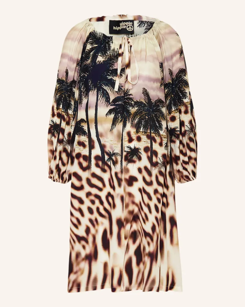 Yippie Hippie Kleid mit 3/4-Arm Creme