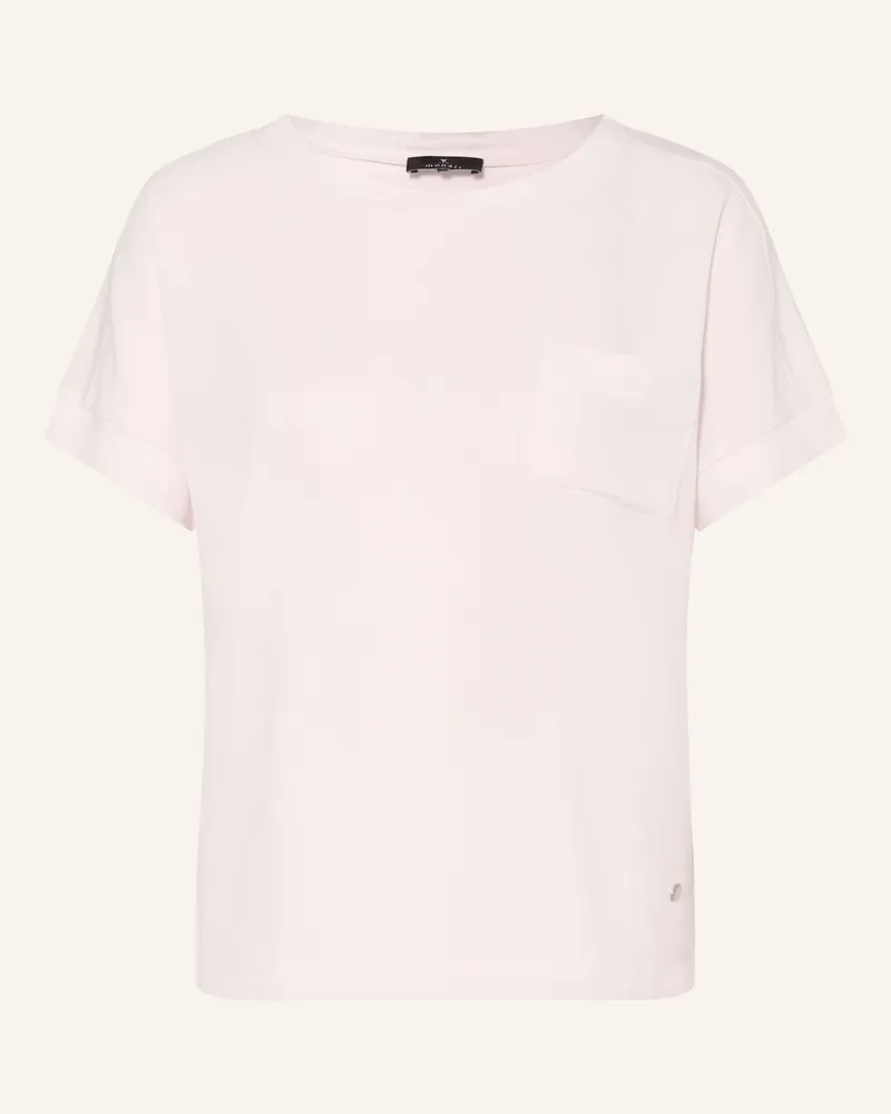 monari Blusenshirt im Materialmix Hellrosa