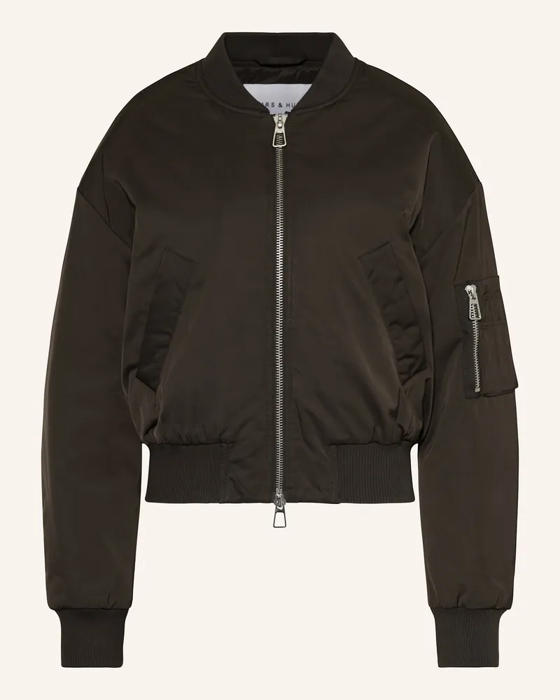 Mrs & HUGS Blouson Dunkelbraun