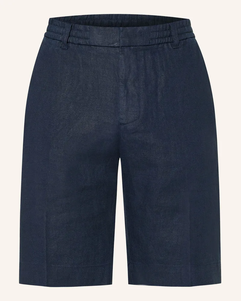 NN 07 Leinenshorts BILLIE Regular Fit Dunkelblau