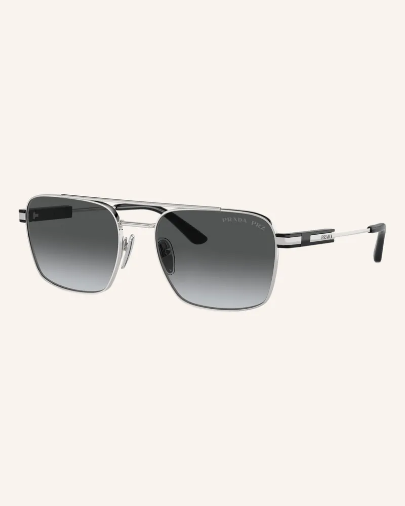 Prada Sonnenbrille Pr 67zs silber Silber