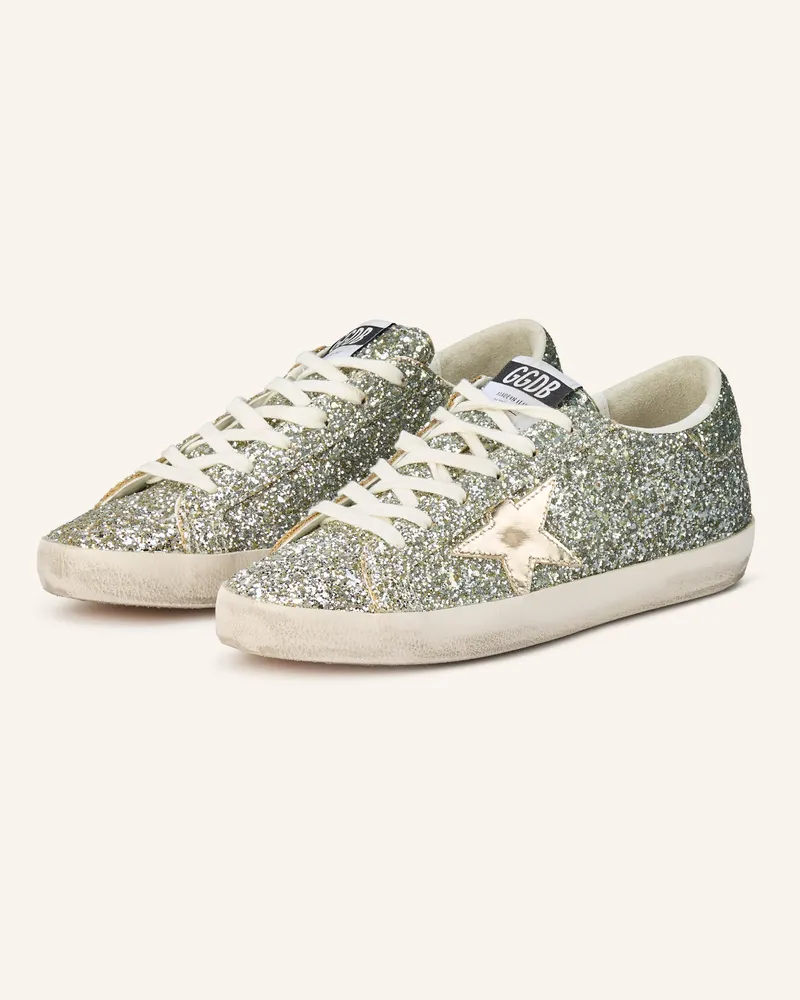 Golden Goose Sneaker SUPER-STAR Platin