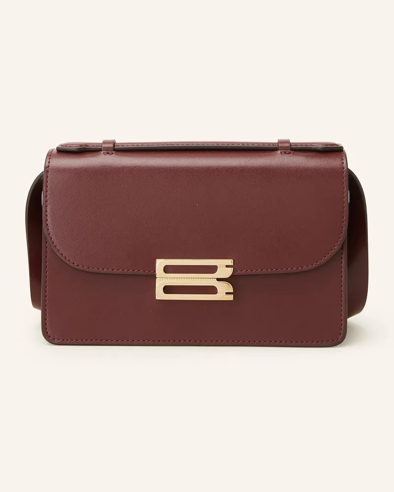 Victoria Beckham Umhängetasche DORIAN MINI Dunkelrot