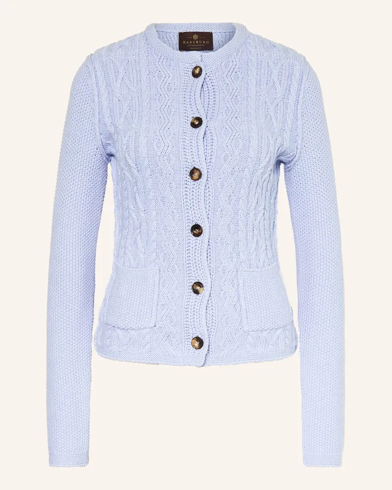 Habsburg Strickjanker Donna blau Hellblau