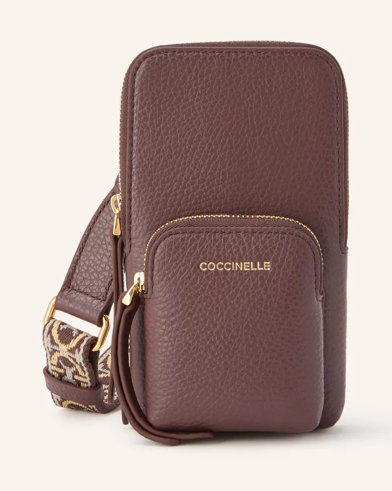 Coccinelle Smartphone-Tasche Pixie rot Braun