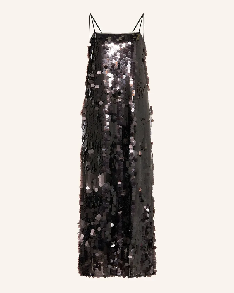 Mrs & HUGS Kleid mit Pailletten Schwarz