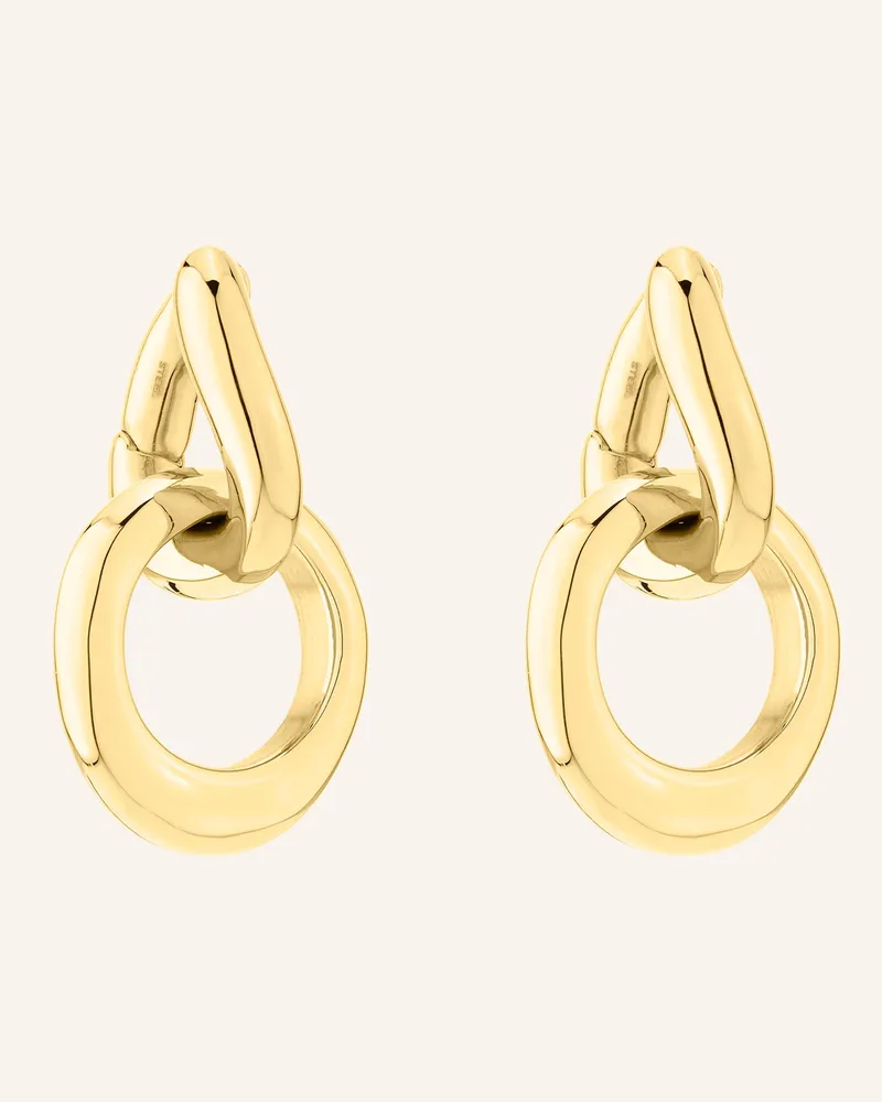 Liebeskind Ohrhänger  Aus  Edelstahl gold Gold