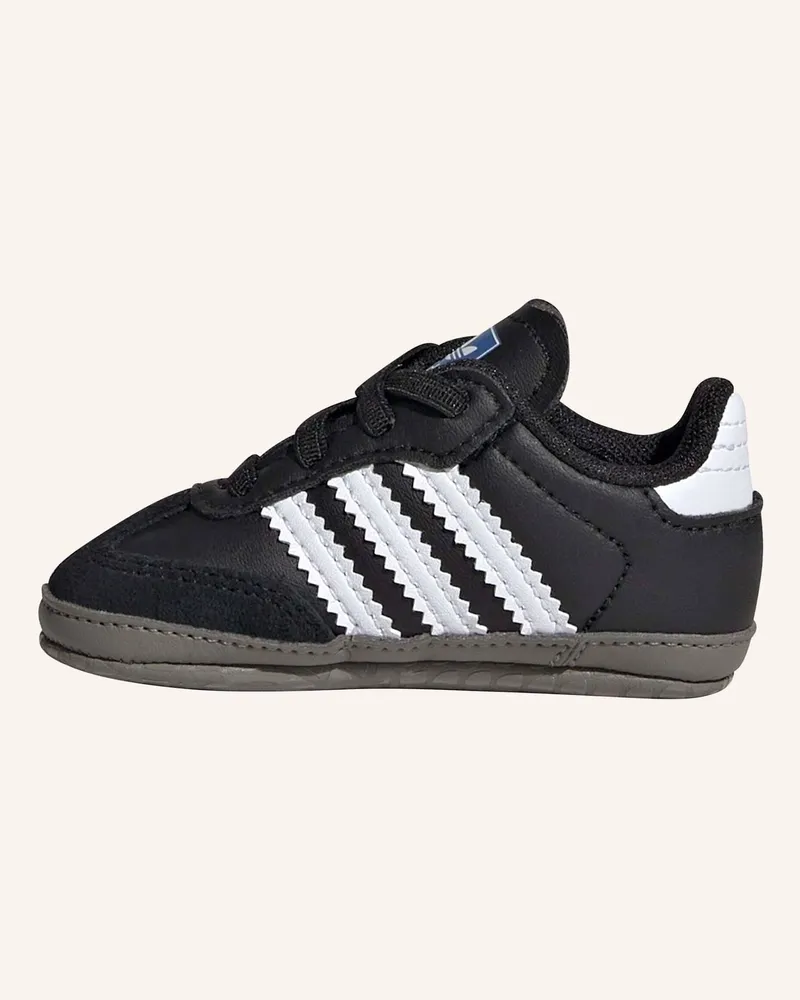 adidas Krabbelschuhe Samba Crib schwarz Schwarz