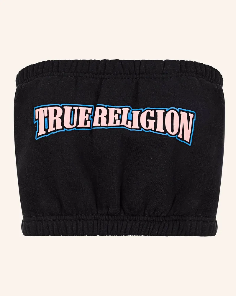 True Religion Bandeau Top schwarz Schwarz