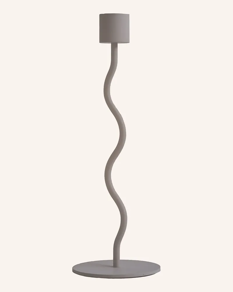 COOEE Design Kerzenhalter Curved grau Taupe