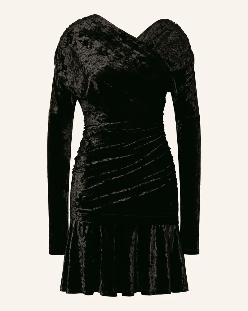 Ganni Cocktailkleid schwarz Schwarz