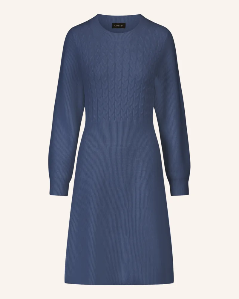 Apart Strickkleid Blau