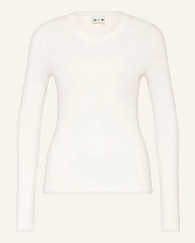 Closed Longsleeve weiss Ecru