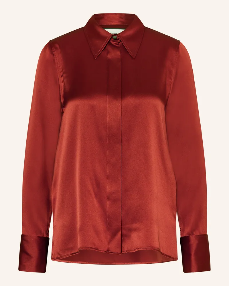 Reiss Hemdbluse AMEIRA aus Seide Rot