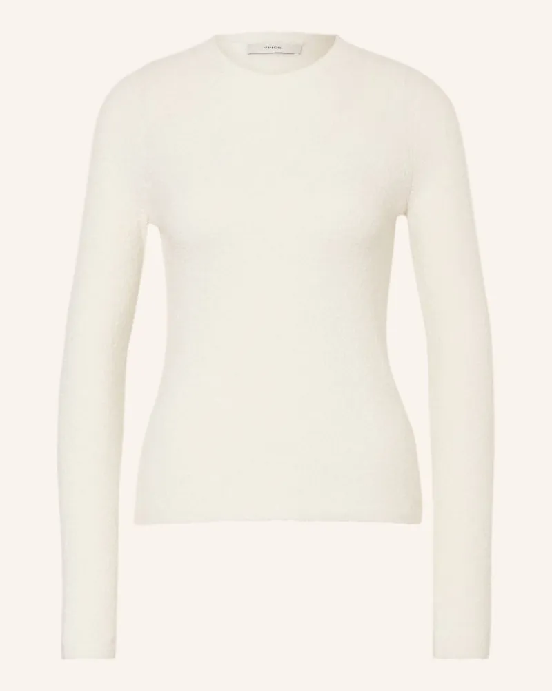 Vince Pullover mit Seide Weiss