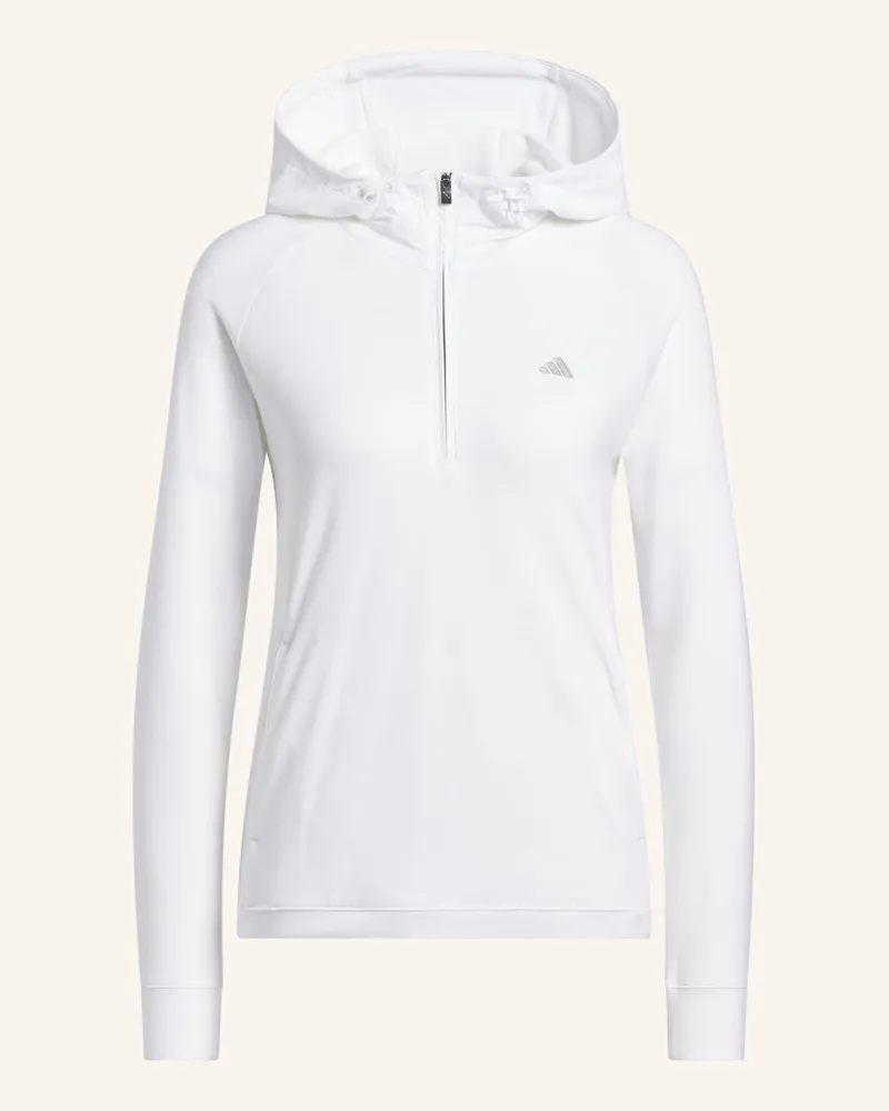 adidas ultimate365+ Course Control Hybrid Quarter-Zip Kapuzenjacke weiss Weiss