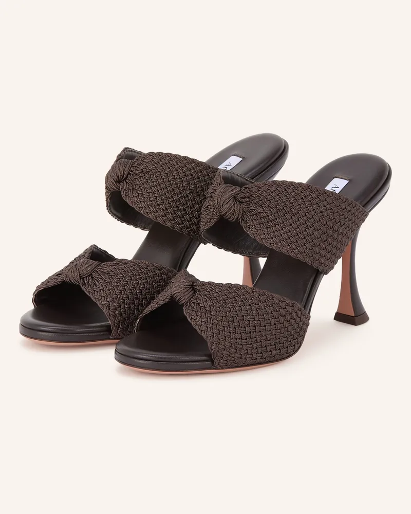 Aquazzura Mules Smile braun Dunkelbraun
