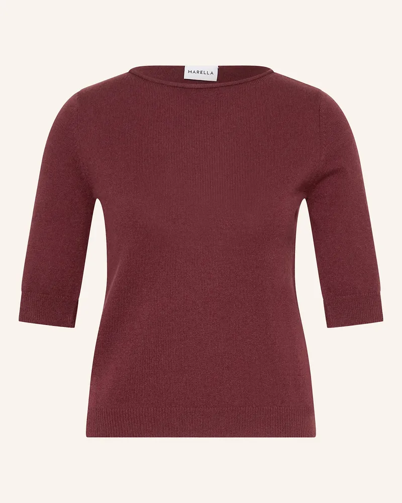 MARELLA Strickshirt mit 3/4-Arm aus Cashmere Fuchsia