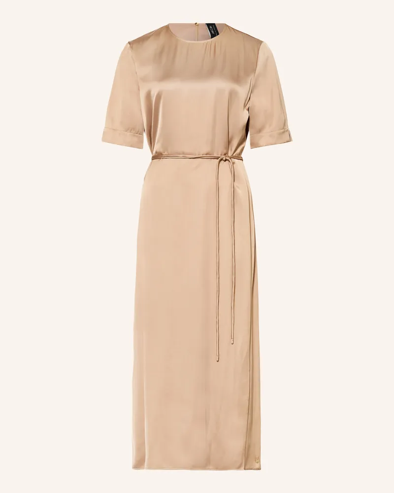 Marc Cain Satinkleid beige 619