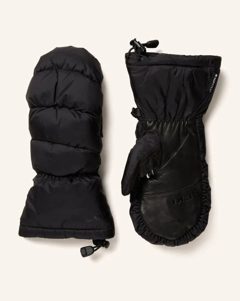 Leki Skihandschuhe Glace 3d schwarz Schwarz