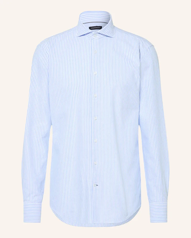 Strokesman's Hemd Slim Fit blau Hellblau