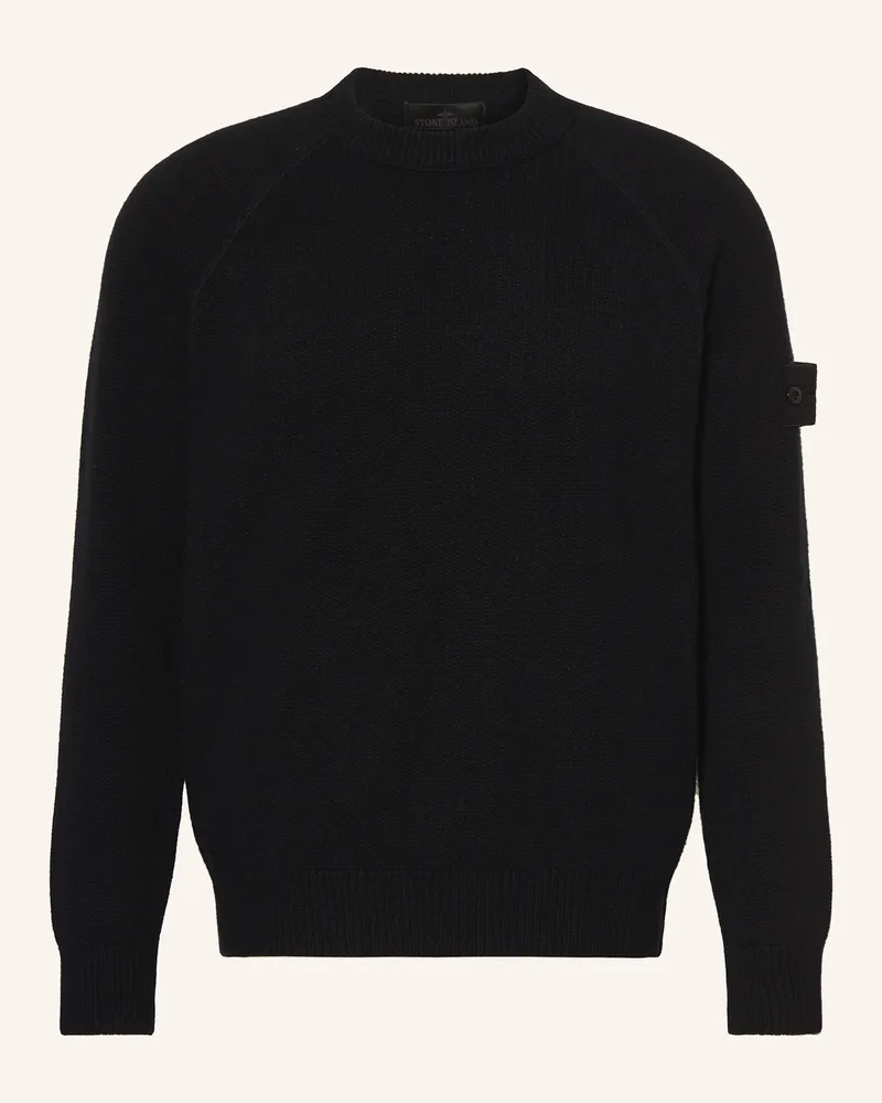 Stone Island Cashmere-Pullover GHOST Schwarz