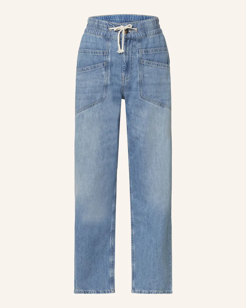 ba&sh Straight Jeans MIMA im Jogging-Stil Blue