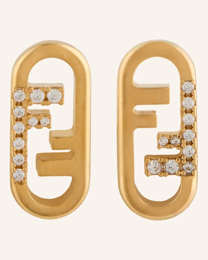 Fendi Ohrstecker O'lock gold Gold