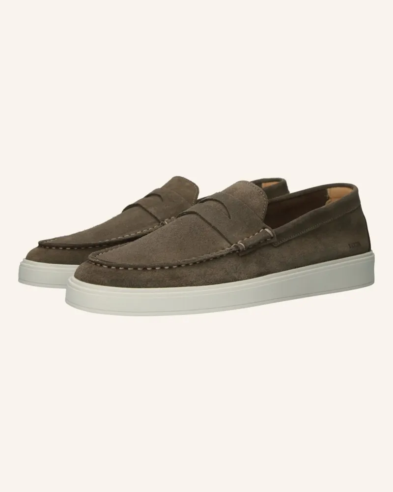 Blackstone Slip-Ons braun Dunkelbraun