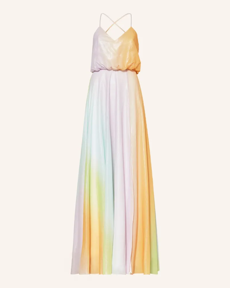 Unique Abendkleid mit Glitzergarn Helllila