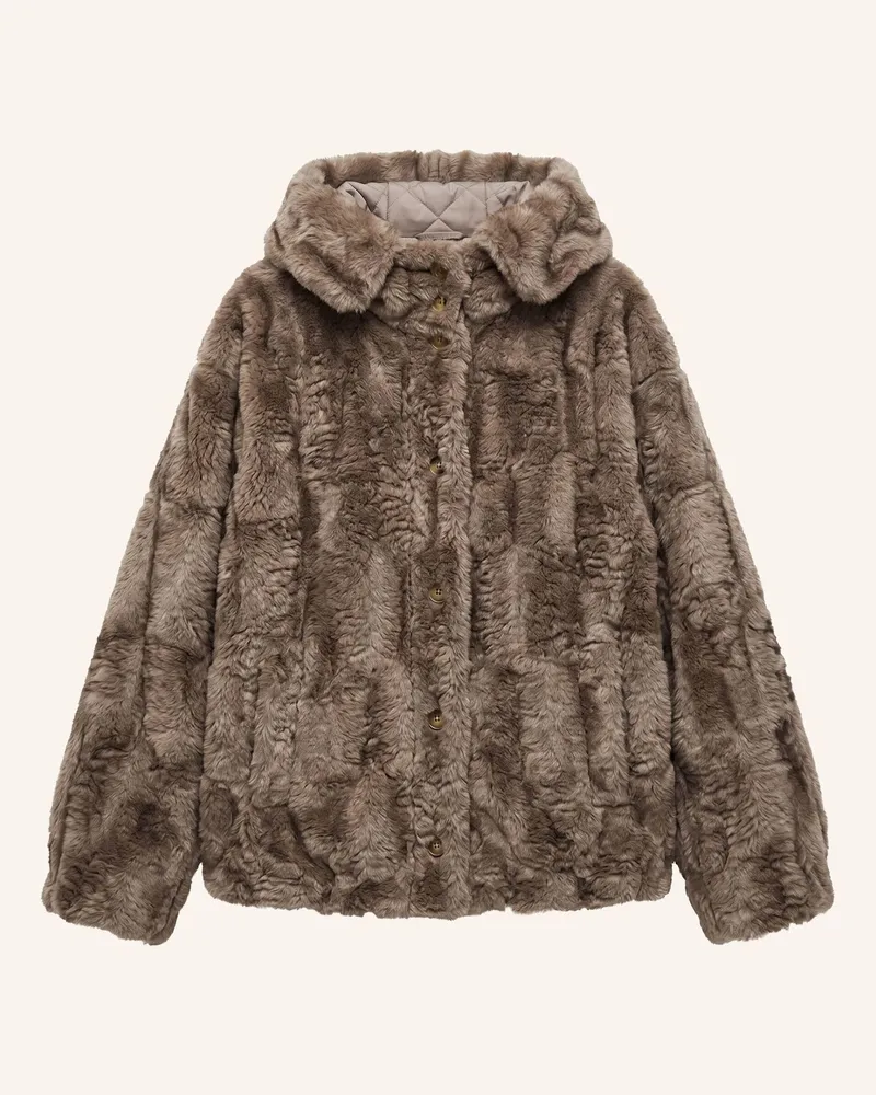 Blonde No. 8 Kunstfell-Jacke Anjy beige Beige