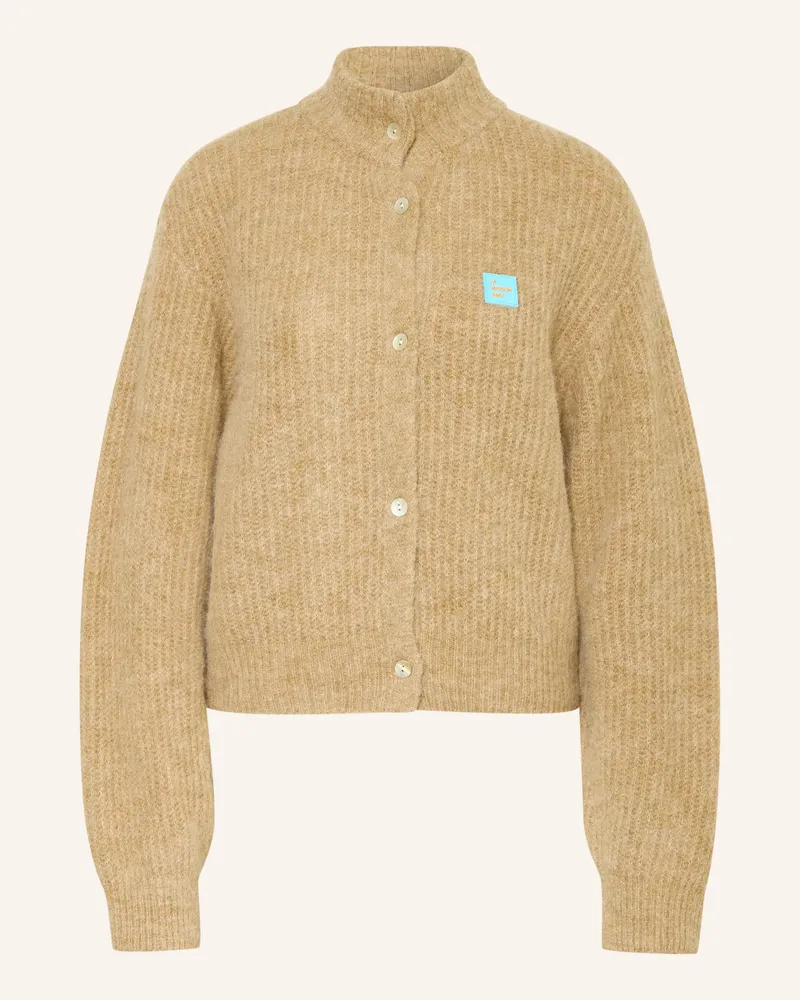 American Vintage Strickjacke EAST mit Alpaka Camel