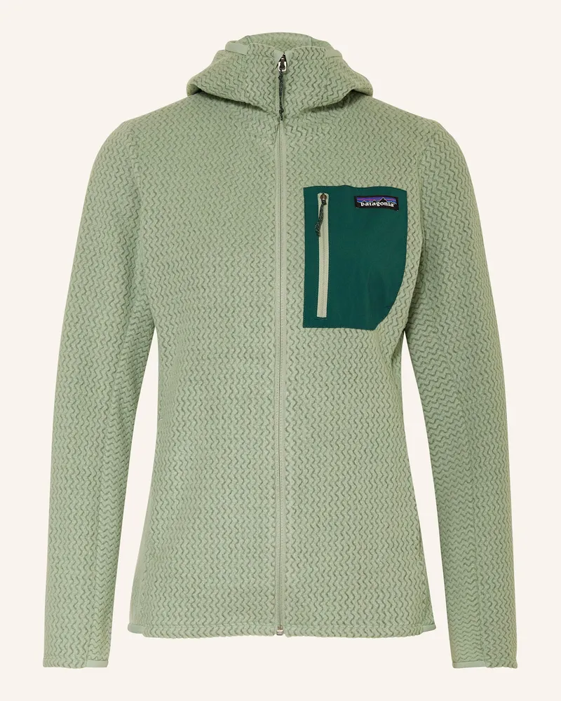Patagonia Fleecejacken R1® AIR Hellgrün